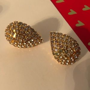 Gold Earrings With Diamonds